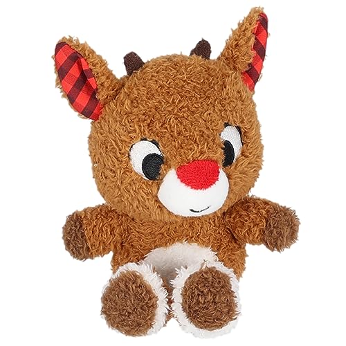 Kids Preferred Rudolph The Red Nose Reindeer Cuteeze Stuffed Animal Plush Toy for Baby and Toddler Boys and Girls - 6 Inches