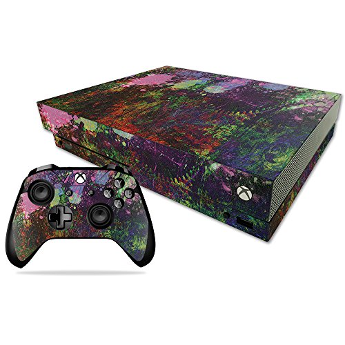 MightySkins Skin Compatible with Microsoft Xbox One X - Paint Drip | Protective, Durable, and Unique Vinyl Decal wrap Cover | Easy to Apply, Remove, and Change Styles | Made in The USA