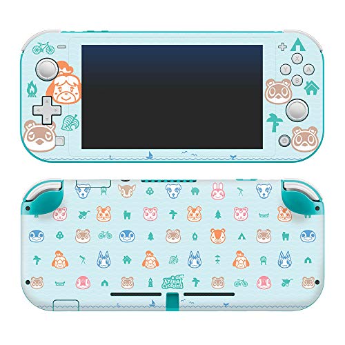 Controller Gear Authentic and Officially Licensed Animal Crossing: New Horizons - Outdoor Pattern - Nintendo Switch Lite Skin - Nintendo Switch