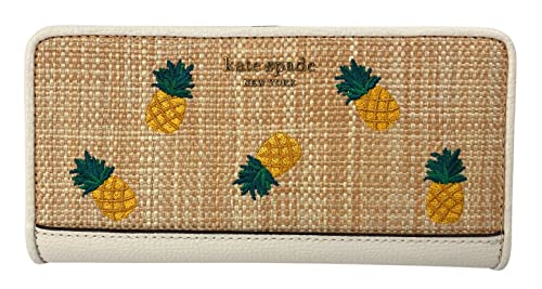 Kate Spade New York Darcy Large Slim Pineapple Bifold Wallet