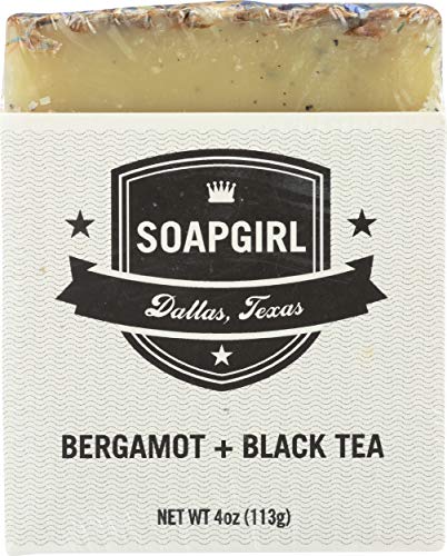 SOAPGIRL Bergamot Black Tea Soap, 4 OZ