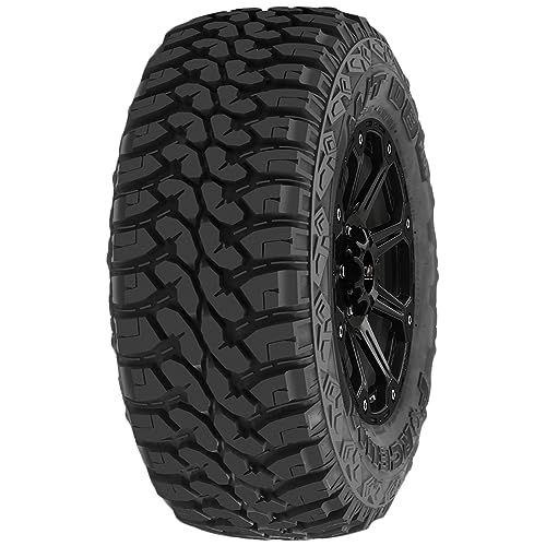 Forceum M/T 08 Plus Mud Off-Road Light Truck Radial Tire-33X12.50R20LT 33X12.50X20 33X12.50-20 114Q Load Range E LRE 10-Ply BSW Black Side Wall