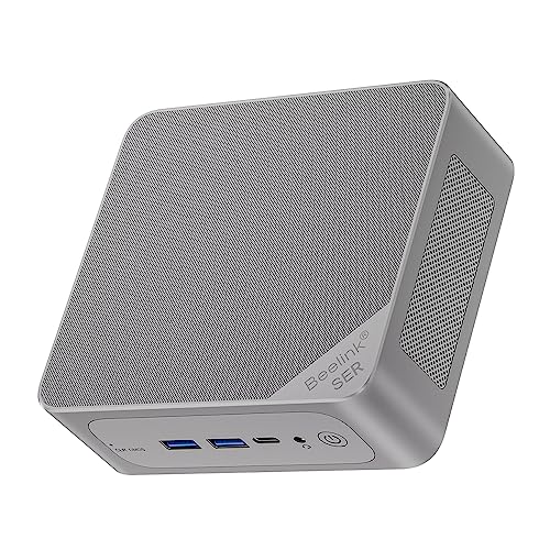 Beelink SER5 MAX Mini PC W11 Pro, AMD Ryzen 7 5800H(8C/16T up to 4.4 GHz),16GB DDR4 1TB NVME SSD Graphics 8 core 2000 MHz WiFi 6/BT5.2/DP+HDMI+Type-C Triple Display Mini Computer
