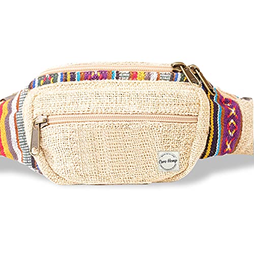 Core Hemp Fanny Pack Waist Hip Bag Handmade From Pure Hemp