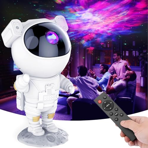 AUKYO Astronaut Star Projector - Galaxy Projector Lights, Remote Control Spaceman Night Light with Timer, for Gaming Room, Gift for Kids Adults for Bedroom, Christmas, Birthdays, Valentine's Day