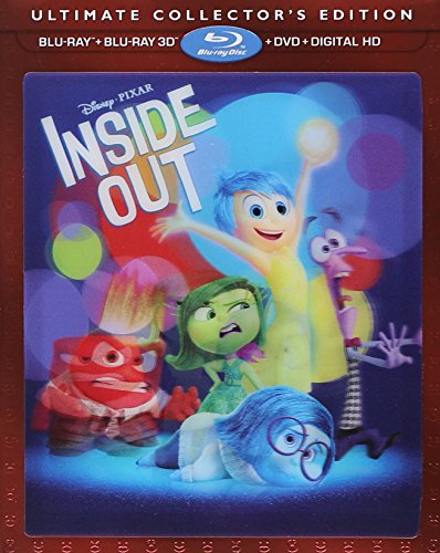 Disney Pixar Inside Out 3D Exclusive Ultimate Collector's Edition ( 3D Blu Ray + Blu Ray + DVD + Digital HD) [Blu-ray]