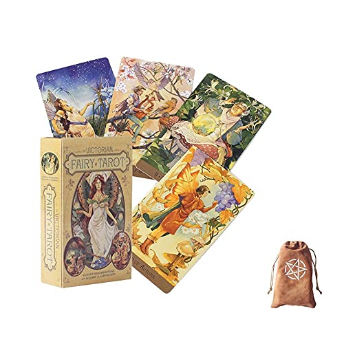 The Victorian Fairy Tarot Cards with Bag Family Game