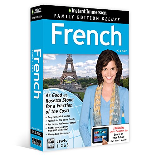 Learn French: Instant Immersion Family Edition Language Software Set  - 2016 Edition