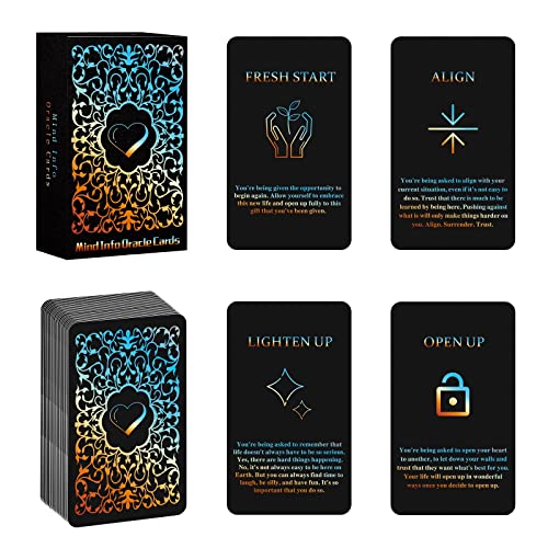 sishui Life Oracle Cards Deck, Mind Info Oracle Cards, Oracle Cards for Beginners, Answers to Guiding You Through Life and Career Questions