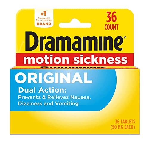 Dramamine Original, Motion Sickness Relief, 36 Count