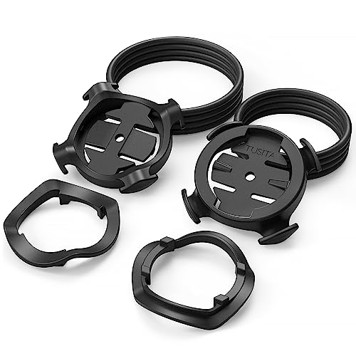 TUSITA Quarter-Turn Bike Mount Compatible with Garmin | XOSS G/G+ | iGPSPORT Bike GPS Computer