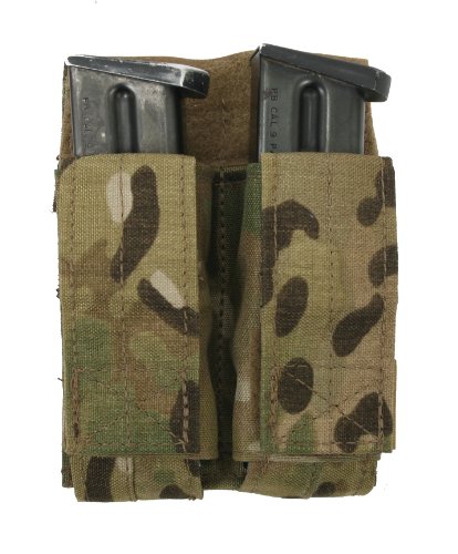 Tactical Tailor Fight Light Magna Double Pistol Mag Pouch, MultiCam