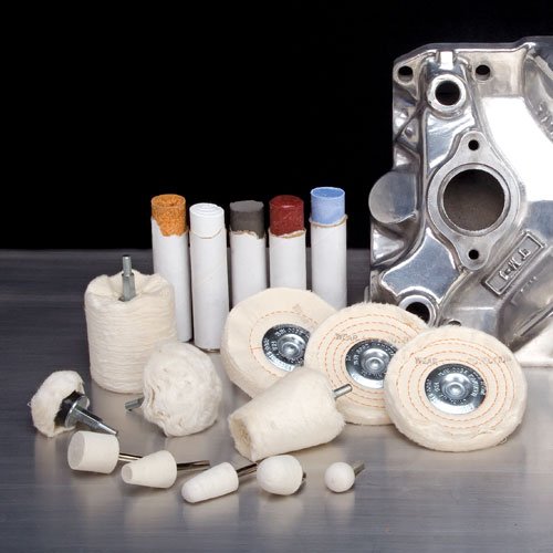 Eastwood 17 Pieces Buffing Kit for Buffing Polishing All Types Metal and Plastic Detailing Auto 5 Different Compounds & 5 Small Felt Bobs & 2 Mushroom Buffs & 2 Large Buffs & 3 Wheels