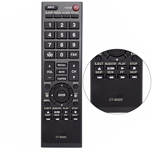 New CT-90325 CT90325 Remote Control Fit for Toshiba TV 32c110u 32c120u 32l1400u 50l1350u 50l5200u 19SL410U 22AV600UZ 24SL410UM 26C10 29L1350U 32E200U 32SL410U 40L5200U1 50L1350 55G310U 65HT2U
