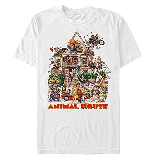 Men's Animal House Original Movie Poster T-Shirt - White - X Large