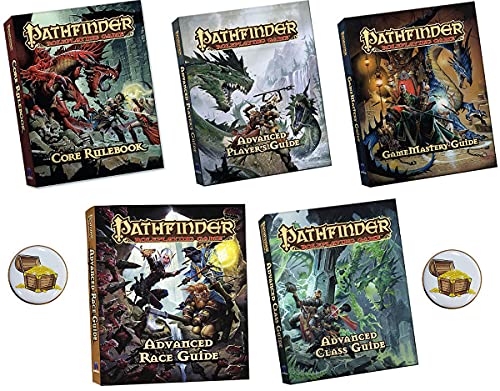 Pathfinder Pocket Edition Bundles (Core Rulebook and 4 Guides)