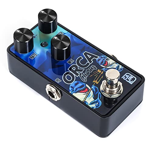 Caline Mini Guitar Chorus Pedal G003 G Series Classic Digital Chorus Effect Pedal from the Sounds of the 80’s for Electric Guitar Bass