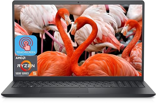Dell 2023 Newest Inspiron 15 Business Laptop, 15.6' FHD Touchscreen, AMD Ryzen 5-7530U (6-core) Processor, 8GB RAM, 512GB SSD, AMD Radeon Graphics, Wi-Fi, Webcam, USB-A&C, Windows 11 Home