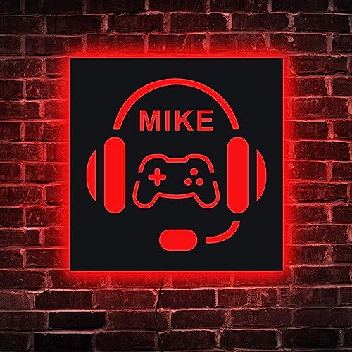 Custom Gamer Led Sign, Gaming Decor Led, Gamer Room Led, Playstation Led Sign, Playstation Led Light, Personalization Playstation Led Neon Sign…