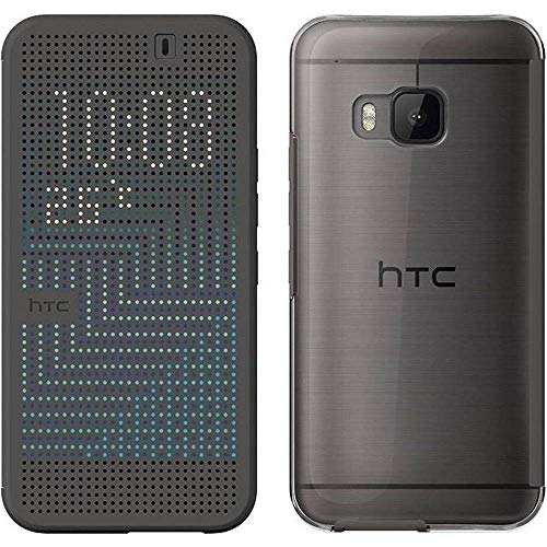 HTC Dot View II Case for HTC One M9 - Retail Packaging - Black