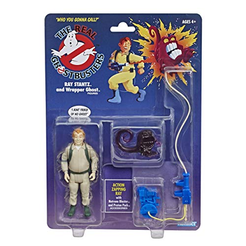Ghostbusters Kenner Classics Ray Stantz and Wrapper Ghost Retro Action Figure Toy with Proton Pack and Accessories Great Gift for Collectors