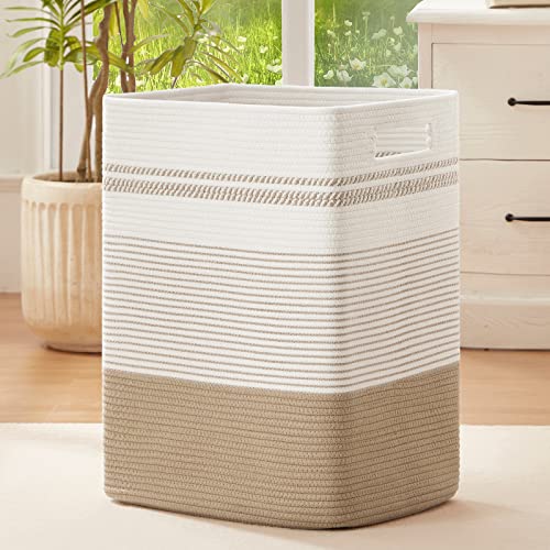 OIAHOMY Laundry Hamper, Hampers For Laundry, Tall Laundry Basket, Blanket Basket, Collapsible Laundry Baskets, Dirty Clothes Hamper With Handle, Laundry Basket Organizer-16x13x22in-Gradient Yellow