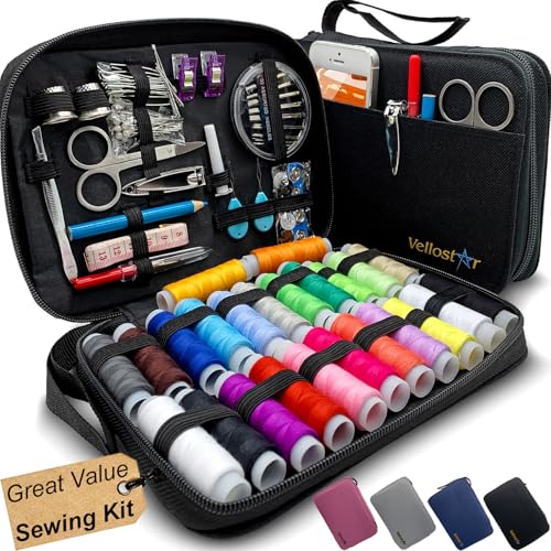 SEWING KIT - Mend Your Clothes with This Hand Sewing Kit for Adults at Once, a Basic Needle and Thread Kit w/Essential Sewing Supplies for Small Repairs
