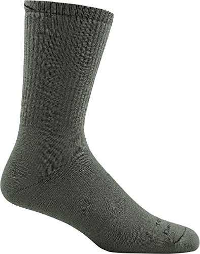 Darn Tough Tactical Boot Extra Cushion Socks (T4033) Unisex – (Foliage Green, Large)