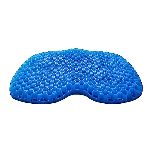 BridgeShine Anti Slip Kayak Seat Cushion,Waterproof Gel Boat Canoe Rowing Stadium Pad for Sit in Kayak Chair,Lifetime Kayak Accessories Equipment Gear for Fishing Ocean Pedal（Blue）
