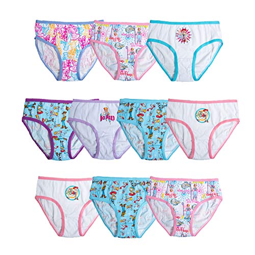 Disney girls Toy Story Girl Panty Multipacks Briefs, Toy Story G 10pk, 4T US