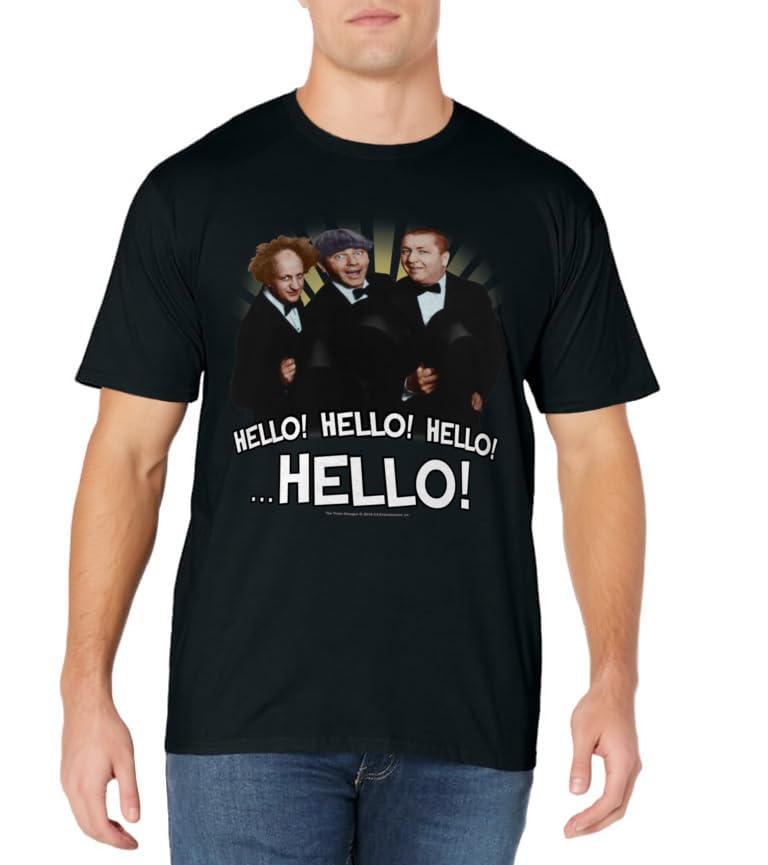 TTS- The Three Stooges Hello! Hello! Hello! ...Hello! T-Shirt