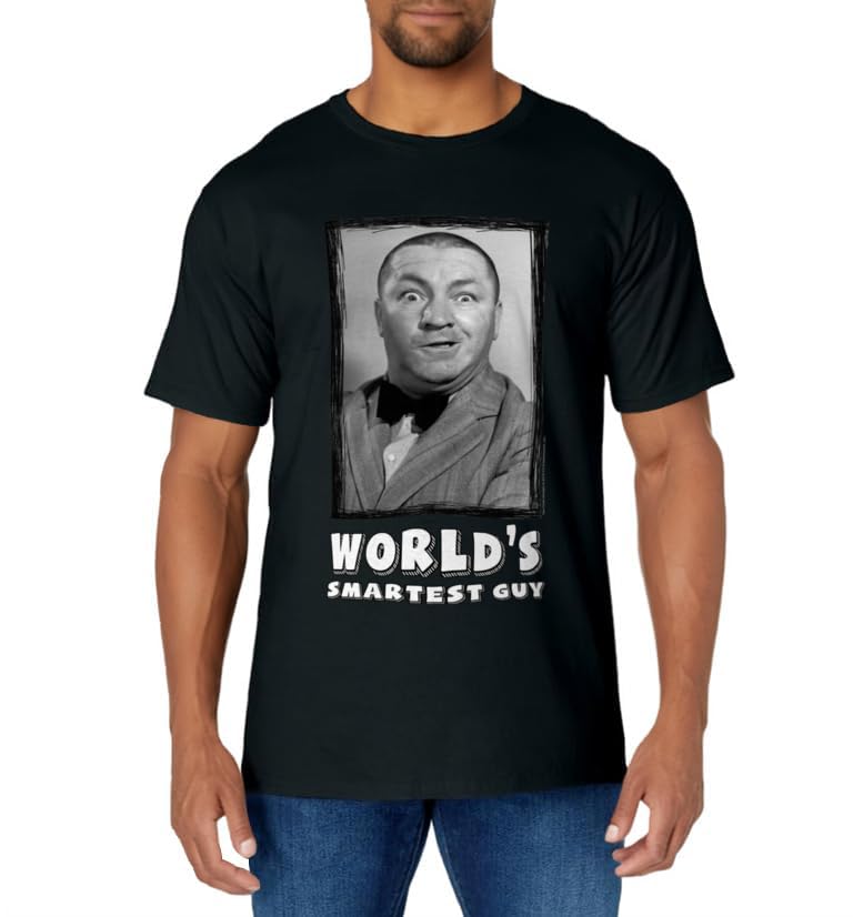 TTS- The Three Stooges: Curly, World's Smartest Guy T-Shirt