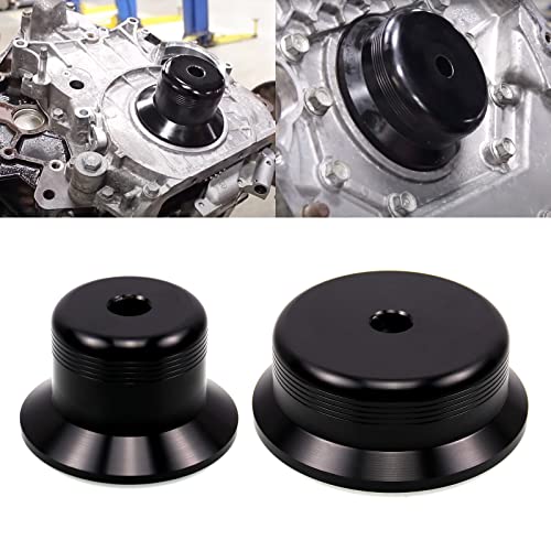 RULLINE Front & Rear Main Crankshaft Seal Driver Kit for Duramax Diesel 2001-2016 GM 6.6L Aluminum Black