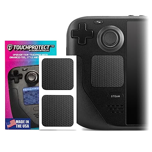 TouchProtect - Steam Deck OLED Compatible Accesories Skin to Add Grip, Style, Tactile Feedback, and Protect Steam Deck Trackpad. Touchpad Protector, Steam Deck Skin