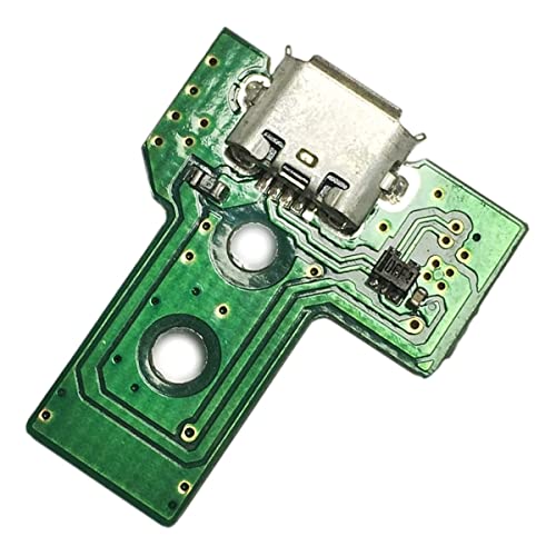 lenboes USB Charging Port Charger Socket Board for Sony PS4 3rd Generation Controller 12 Pin Cable (JDS-030)