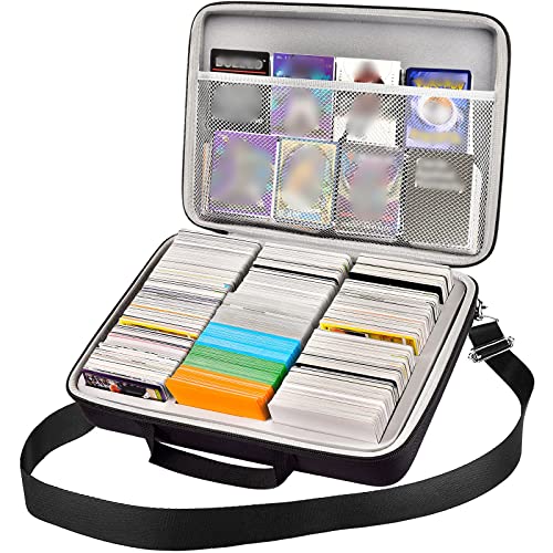 2000+ Card Game Case Holder for Cards Against Humanity/for Magic The Gathering Board & Expansions/for CAH/for MTG/for Deck Box/for Yugioh/Football/Topps Sports Card/for Kids Against Maturity (Grey)