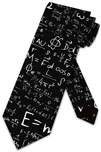 Three Rooker Science Ties Mens E=mc2 Physics Neckties Black