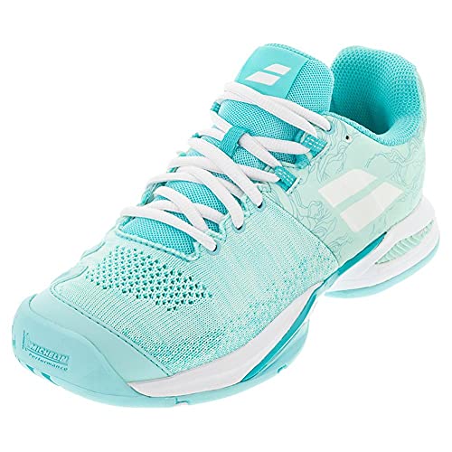 Babolat Women's Propulse Blast All Court Tennis Shoes, Tanager Turqioise (US Size 7.5)