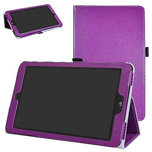 T-Mobile for LG G Pad X2 8.0 Plus Case,Mama Mouth PU Leather Folio 2-Folding Stand Cover for 8.0' LG G Pad X2 8.0 Plus Model #V530 / Sprint G Pad F2 8.0#LK460 Tablet,Purple