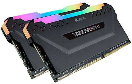 Corsair Vengeance RGB Pro 32GB (2x16GB) DDR4 3200 (PC4-25600) C16 Desktop Memory - Black