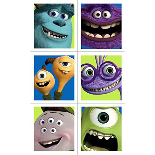Hallmark Monsters Inc. Stickers (4 Sheets)