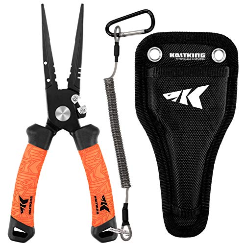 KastKing Speed Demon Pro Fishing Pliers, Straight Nose, 8.5 inch