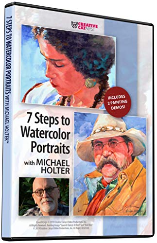 7 STEPS TO WATERCOLOR PORTRAITS WITH MICHAEL HOLTER DVD, Art Instruction, Art Improvement, Art Education, Watercolor Painting, Become a Better Artist