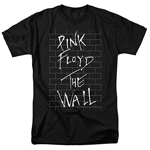Pink Floyd The Wall Album Rock Band Black T Shirt & Stickers (Large)