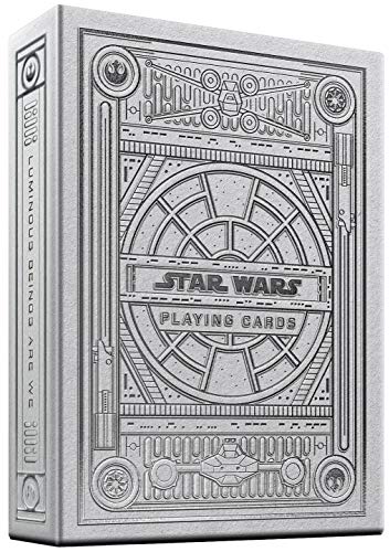 theory11 Star Wars Silver Special Edition - White Light Side Premium Playing Cards Theme Deck