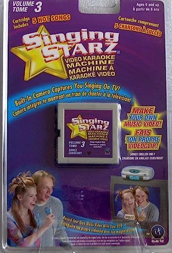 Singing Starz - Volume 3 Song Cartridge for Singing Starz Video Karaoke Machine