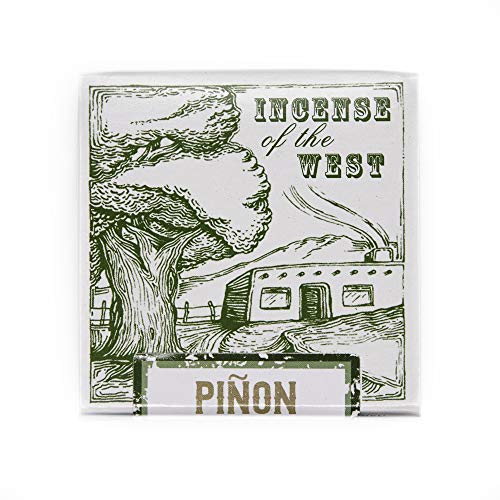 Incienso de Santa Fe - Piñon Natural Wood Incense Bricks, 40 Count - Made in The USA