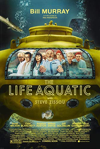 72636 THE LIFE AQUATIC WITH STEVE ZISSOU Movie Decor Wall 32x24 Poster Print
