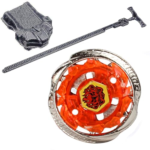 Battling Top Toys - Bey Burst Stater Spinning Top Booster BB59 Burn Fireblaze 135MS Battle Metal Fusion with Black LL2 Launcher Set (BB-59)