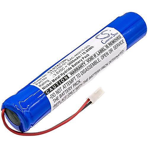 FYIOGXG CS Battery for D-TEK Select Refrigerant Leak, PLS LED Stobe PN: 712-700-G1, A19267-460015-LSG, EAC-460015-003 3000mAh / 10.80Wh